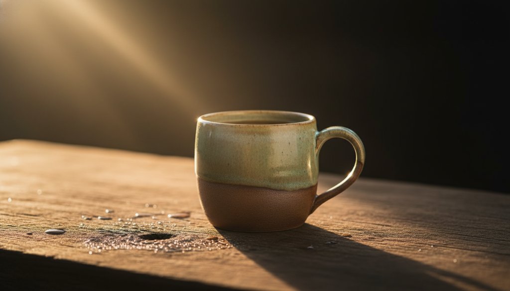 An expert product photography Lyndhurst small business studio shot showcasing a handcrafted luxury item dramatically lit against a minimalist backdrop, with soft, golden hour light filtering in, highlighting intricate details and textures, conveying premium quality and elegance. Professional, colour-graded, cinematic.