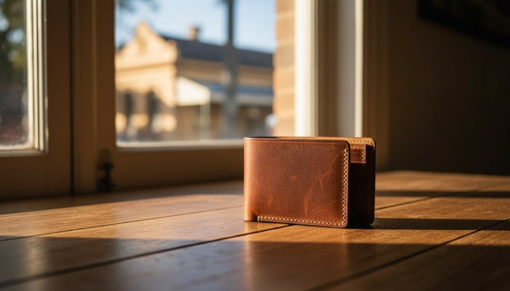An epic moment captured: a beautifully handcrafted ceramic mug from a local Glen Waverley artisan, dramatically lit by a warm, golden sunrise, sitting on a natural wood surface in a charming cafe setting in Glen Waverley. The mug's unique texture and detail are highlighted, embodying premium Glen Waverley Product Photography for Artisan Brands, showcasing quality and local craftsmanship.