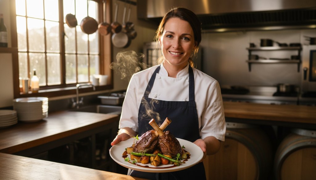An epic moment of a perfectly styled Heathcote local food photography menus shot, featuring a rustic cheese platter with local Heathcote produce, dramatically lit, showcasing rich textures and vibrant colours on a timber table in a charming Heathcote vineyard setting.