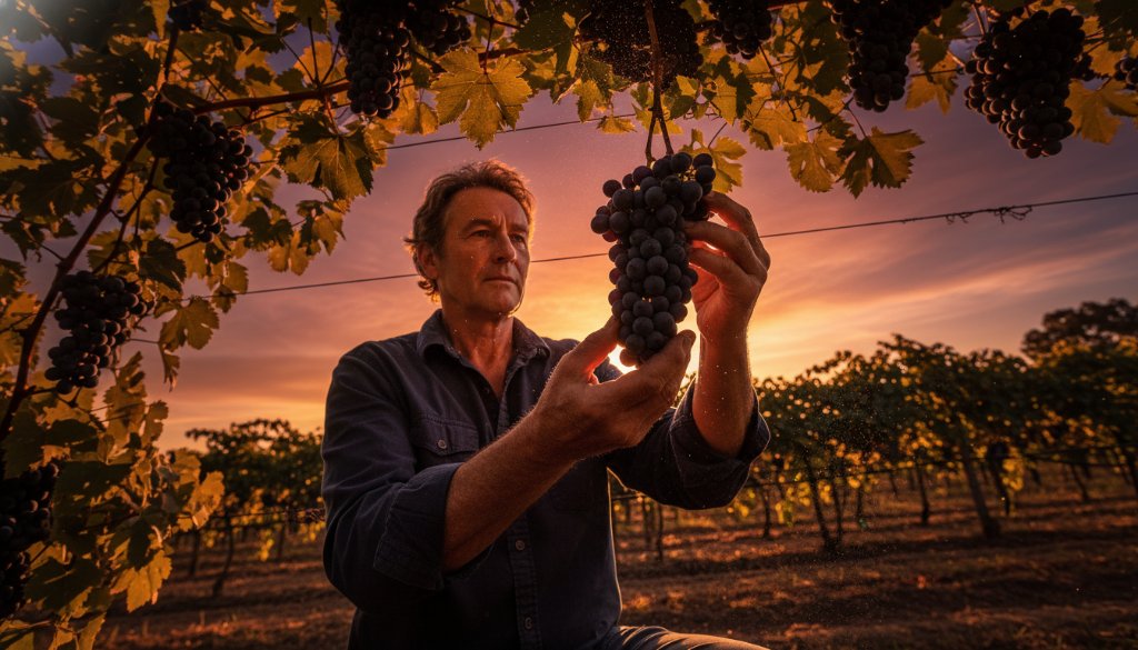 An expert Huntly Victoria editorial photography for authentic brand stories capturing a dramatic, low-angle shot of a local artisan intensely focused on their craft in a sunlit workshop, with golden dust motes dancing in the light, showcasing genuine passion and skill.
