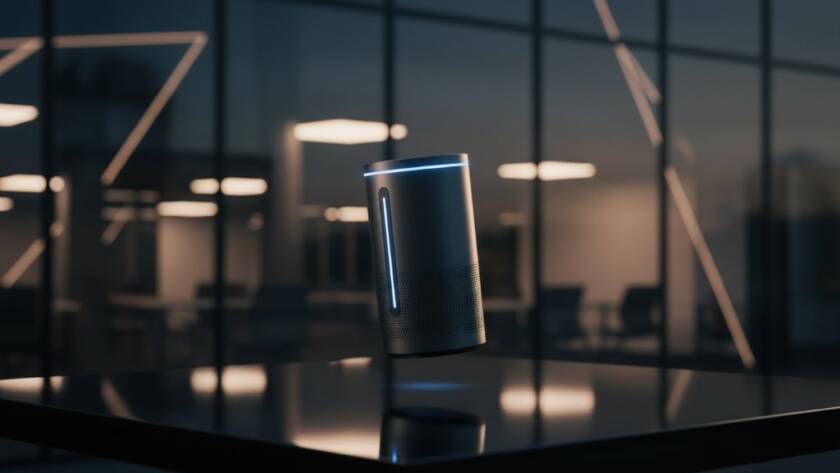 Dynamic hero shot for impactful advertising photography Scoresby businesses, featuring a perfectly lit product being elevated dramatically in a modern studio environment, showcasing its sleek design with a cinematic feel.