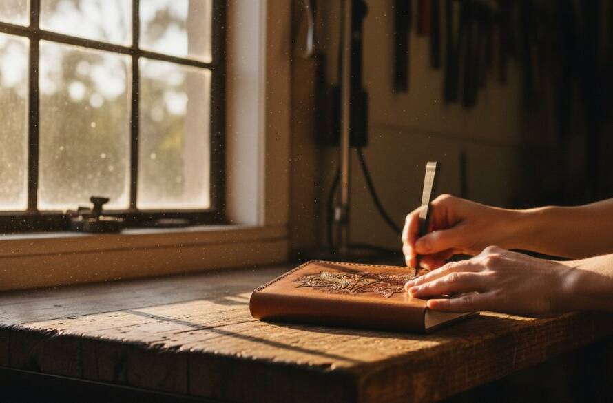 Dramatic studio shot of handcrafted Junction Village bespoke product photography featuring a locally made ceramic vase bathed in soft, ethereal light, highlighting its intricate details against a blurred natural backdrop, evoking a sense of heritage and artistry.