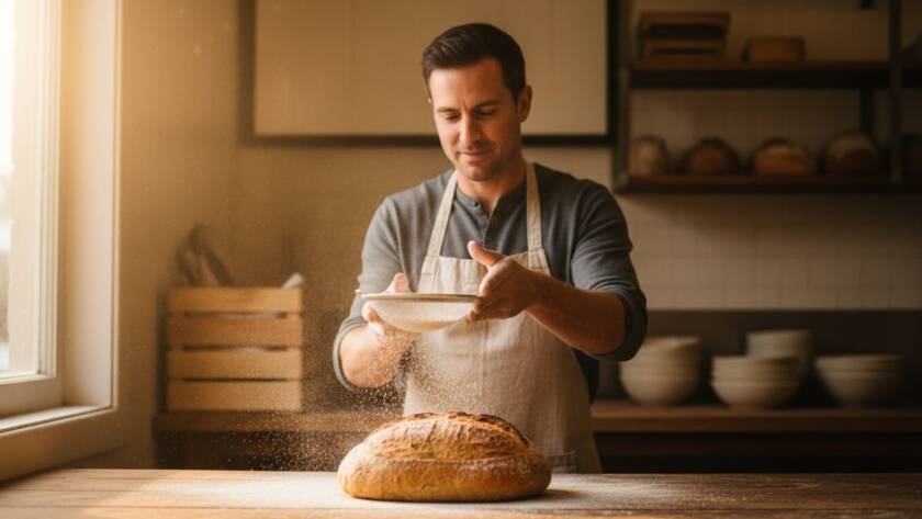 An epic moment captured in Keilor Park Local Business Ad Photography Excellence, showcasing a local cafe owner enthusiastically presenting a perfectly crafted latte to a smiling customer, with the vibrant, sunlit interior of the cafe in the background. The scene is dynamic and rich with professional advertising appeal, highlighting the local business charm and quality, with dramatic lighting and professional colour grading.