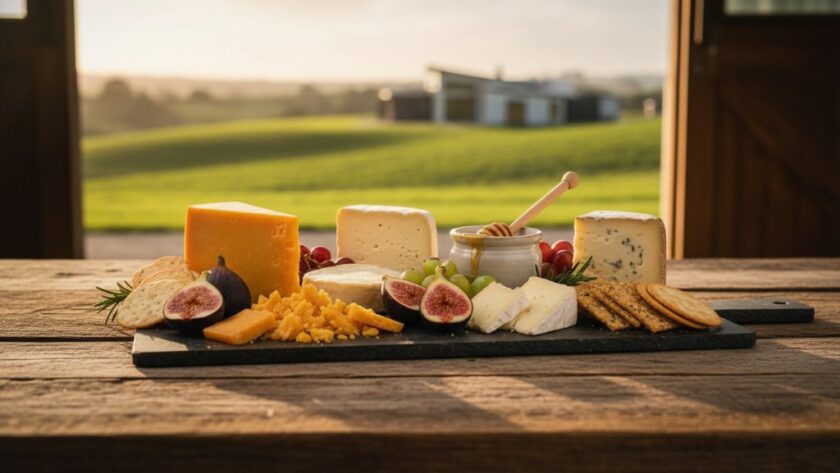 Dramatic, cinematic shot capturing the Kialla Business Advertising Photography Essentials: Your Guide, showing a thriving local cafe with a barista expertly pouring latte art, illuminated by warm, golden hour light streaming through large windows, customers blurred in the background, conveying successful brand appeal and a vibrant community atmosphere.