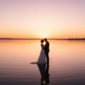 Lakes Entrance Wedding Photography Sunrise Portraits: Golden Hour Magic