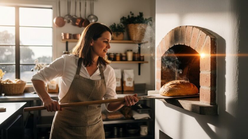 A wide-angle, cinematic shot capturing an 'epic moment' of vibrant Lucas Victoria commercial photography for local business growth, featuring a local artisan passionately crafting a unique product in a modern workshop bathed in warm, natural light, highlighting dedication and quality.