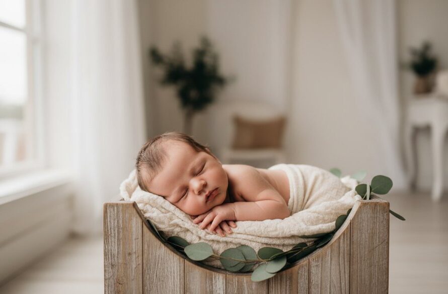 A close-up, dramatic shot of a newborn baby's tiny, perfect foot gently held by a parent's finger, bathed in soft, ethereal natural light, symbolising Morwell newborn photography treasured moments Victoria.