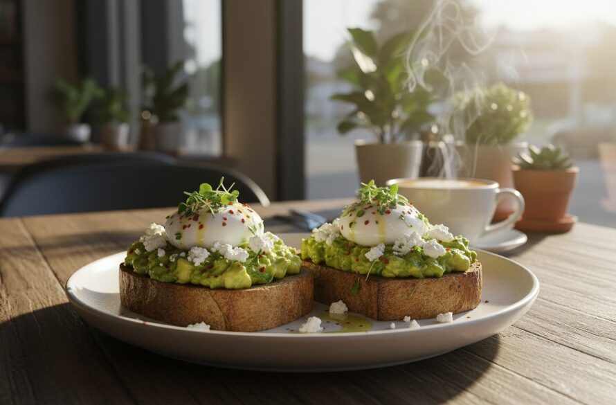 A vibrant, close-up, dramatic shot showcasing a beautifully styled dessert, highlighting the Mount Helen cafe food photography flavour, with soft, warm lighting accentuating textures and colours.