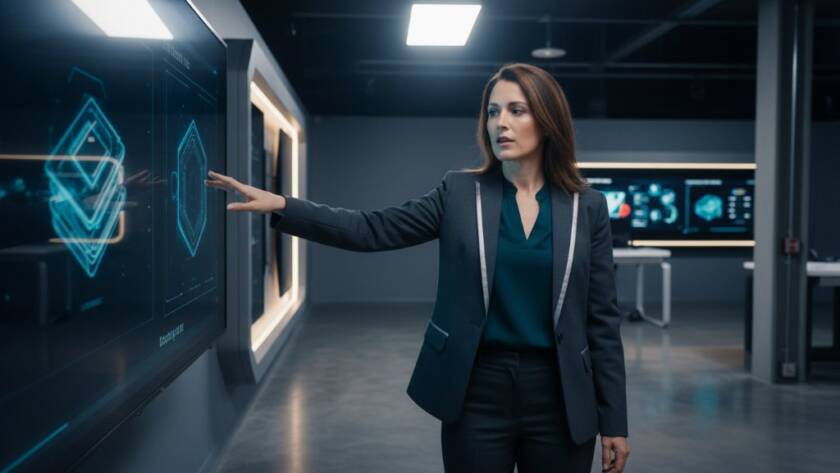 An epic moment captured through optimised studio photography Dandenong South brands can use: a dynamic shot of a determined, stylish entrepreneur in a modern Dandenong South studio, bathed in dramatic, cinematic lighting, showcasing confidence and innovation with sleek professional colour grading.