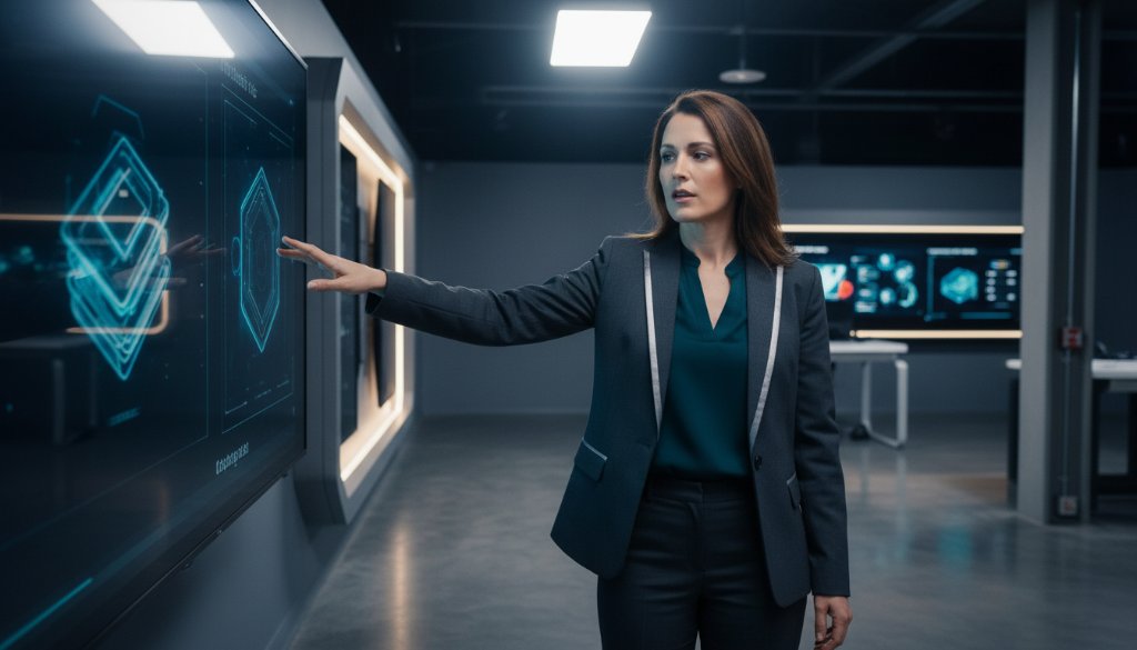 An epic moment captured through optimised studio photography Dandenong South brands can use: a dynamic shot of a determined, stylish entrepreneur in a modern Dandenong South studio, bathed in dramatic, cinematic lighting, showcasing confidence and innovation with sleek professional colour grading.