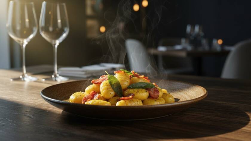 A dramatically lit, close-up shot of a perfectly plated gourmet dish, likely from a Mulgrave eatery, showcasing vibrant colours and exquisite textures, captured with professional food photography Mulgrave for vibrant local menus, creating an epic moment of culinary artistry.