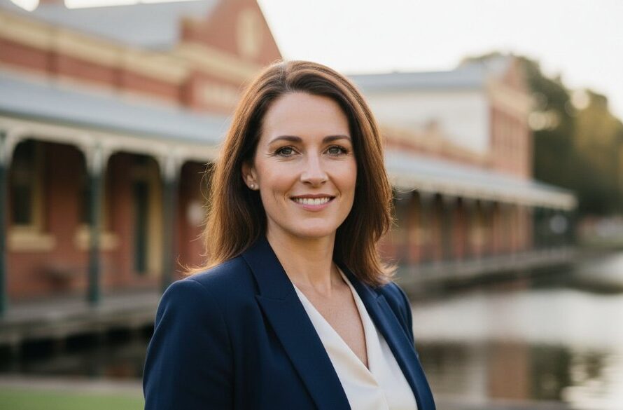 A confident local business leader in Sale, Victoria, captured in an epic, dramatic professional headshot, conveying trust and authority, ideal for Professional Headshots Sale Victoria for Local Business Leaders.