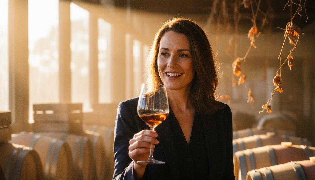 A vibrant, cinematic shot showcasing professional Irymple brand storytelling photography, featuring a local artisan passionately explaining their craft in a sunlit Irymple studio, conveying authenticity and skill.