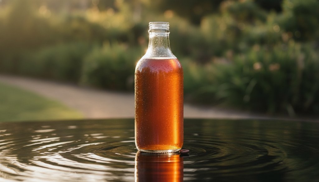Dynamic studio shot showcasing a luxury skincare product with dramatic backlighting and fine water droplets, highlighting 'Professional Product Photography Balwyn North Small Businesses' excellence, captured with cinematic flair.