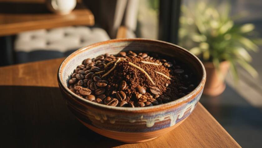 Dramatic, close-up shot of artisanal handcrafted ceramic mugs, professionally lit with warm golden hour light, reflecting the Ringwood East Victoria product photography expertise for small businesses, set against a blurred natural backdrop of the Ringwood East public gardens, showcasing texture and form with exquisite detail.