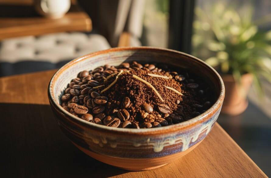 Dramatic, close-up shot of artisanal handcrafted ceramic mugs, professionally lit with warm golden hour light, reflecting the Ringwood East Victoria product photography expertise for small businesses, set against a blurred natural backdrop of the Ringwood East public gardens, showcasing texture and form with exquisite detail.