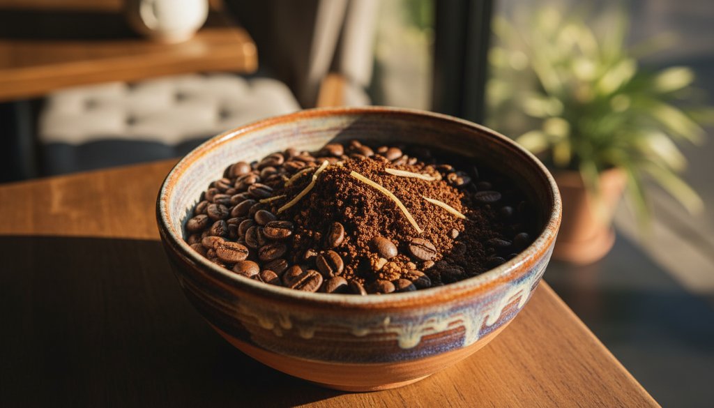 Dramatic, close-up shot of artisanal handcrafted ceramic mugs, professionally lit with warm golden hour light, reflecting the Ringwood East Victoria product photography expertise for small businesses, set against a blurred natural backdrop of the Ringwood East public gardens, showcasing texture and form with exquisite detail.