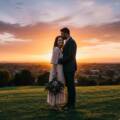 Romantic engagement photography Forest Hill outdoor portraits
