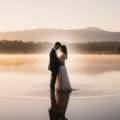 Romantic Lysterfield Lake pre-wedding photography Victoria Magic