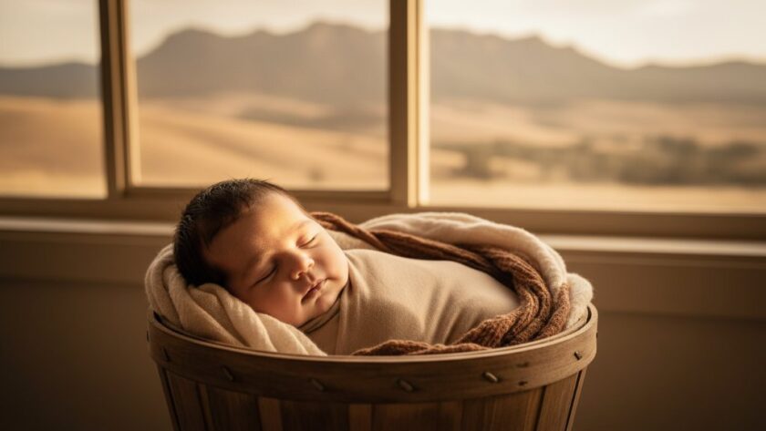 A heartwarming close-up of a newborn baby's tiny hands gently curled around a parent's finger, bathed in soft, ethereal light from a window in a charming Stawell home, perfectly embodying Stawell Victoria gentle newborn photography.