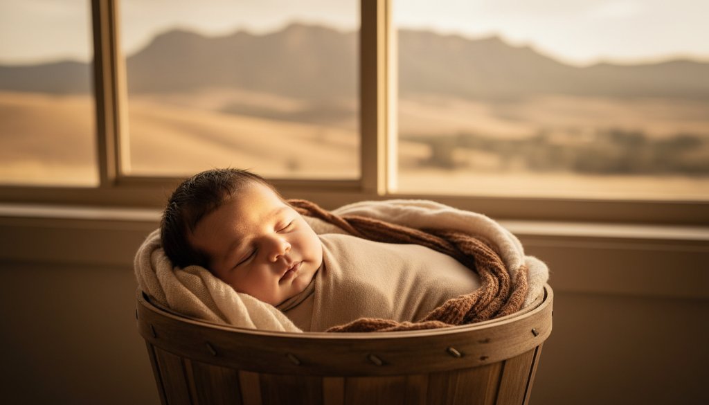 A heartwarming close-up of a newborn baby's tiny hands gently curled around a parent's finger, bathed in soft, ethereal light from a window in a charming Stawell home, perfectly embodying Stawell Victoria gentle newborn photography.