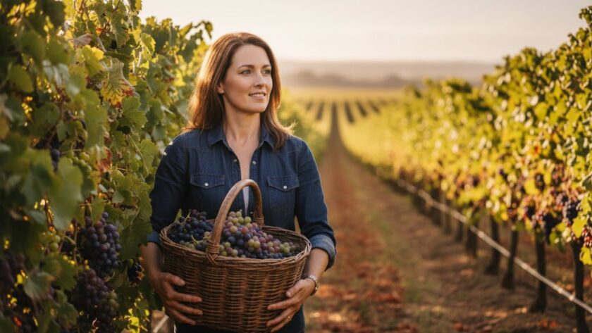 An epic moment of Swan Hill Victoria editorial photography storytelling, featuring a local artisanal baker proudly presenting a freshly baked sourdough loaf inside a rustic, sun-drenched bakery, with dramatic golden hour light highlighting the steam and texture of the bread, captured with a shallow depth of field, evoking warmth and authenticity.