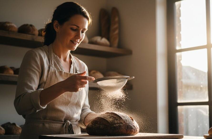 A dramatic, cinematic shot showcasing a small business owner in Taylors Hill interacting passionately with a customer, illuminated by golden hour light, embodying professional Taylors Hill local business editorial photography.