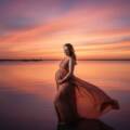 Tooradin foreshore maternity photography session: Bayside bliss