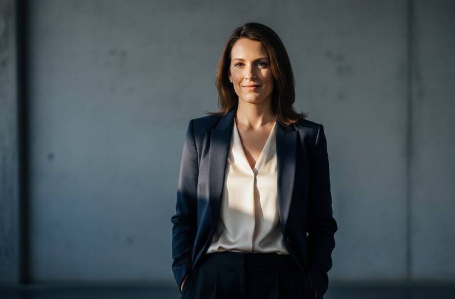 A powerful, cinematic photograph captured during a Tottenham VIC creative studio photography for personal branding session, featuring a confident entrepreneur in dynamic lighting, reflecting their strong brand identity.