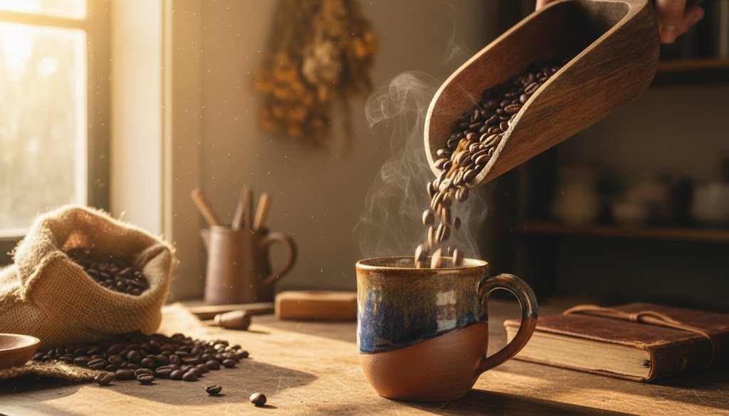 A stunning, dramatically lit shot of handcrafted local Traralgon gourmet preserves, featuring the rich colours and textures of the ingredients, captured with professional Traralgon product photography for small businesses Victoria, set against a rustic wooden backdrop with soft, diffused natural light enhancing their artisanal quality. The scene evokes warmth, authenticity, and premium craftsmanship.