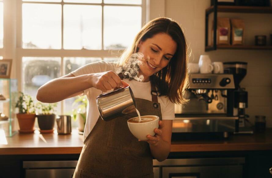 A vibrant, high-energy professional branding photography session in Sydenham, Victoria, capturing a local artisan proudly showcasing their handcrafted products with dramatic natural light, embodying the 'Unlock Sydenham Business Potential with Branding Photography' theme.