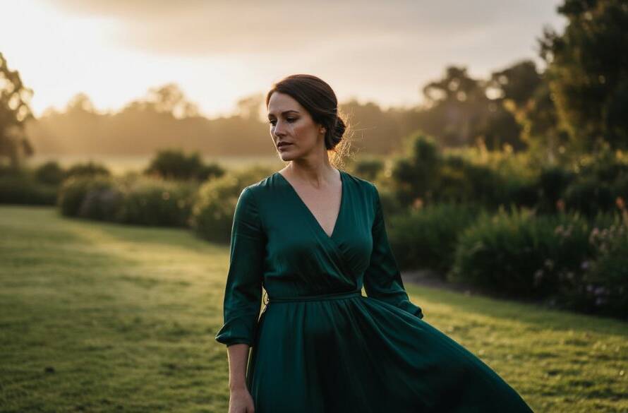 A breathtaking fine art photography emotive portrait in Wantirna, Victoria, capturing a dramatic, introspective moment of a person against a subtly blurred, naturally lit backdrop, professionally color-graded with a cinematic feel.
