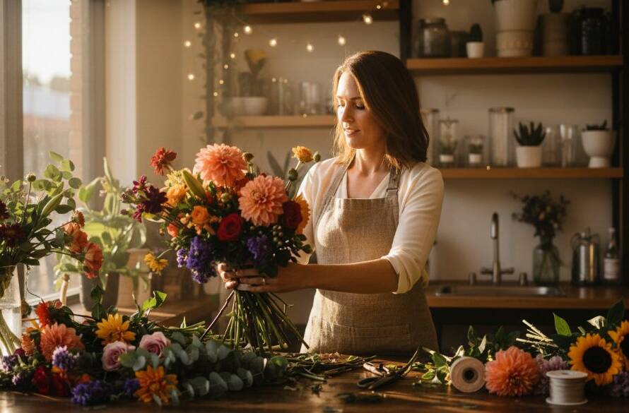 A dynamic, high-energy professional photograph capturing the essence of 'Wantirna South advertising photography for local brands', featuring a local café owner proudly presenting a freshly brewed coffee to a smiling customer, with the warm, inviting interior of their Wantirna South business softly blurred in the background. The shot highlights connection and quality, with dramatic, natural light.