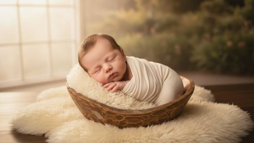 An ethereal close-up of a newborn baby's tiny hand gently grasping a parent's finger, bathed in soft, warm light, in a Wantirna South home setting, professionally captured by a Wantirna South newborn photographer, conveying the delicate moments of early infancy.