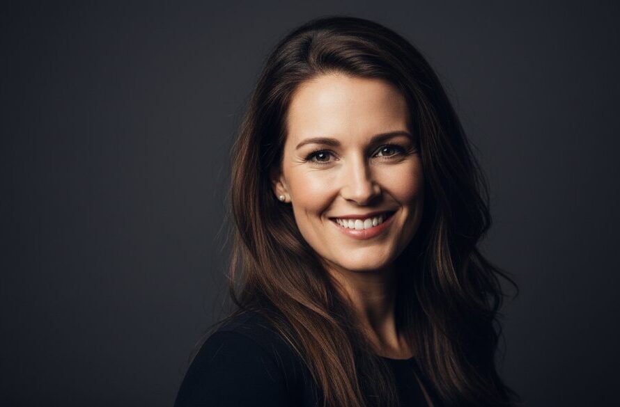 Dramatic and professionally colour-graded studio portrait, capturing an individual's confident expression in a Warrnambool studio photography experience for modern portraits, showcasing their unique essence with elegant shadows and highlights.